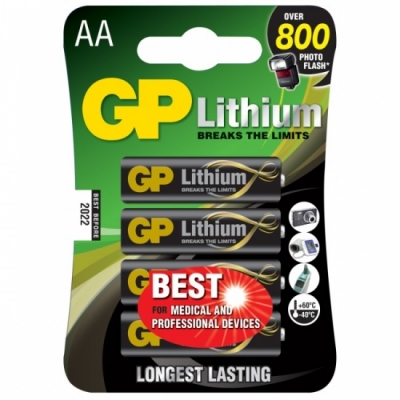 AA 1,5V Lithium 4-pack GP