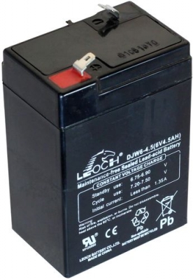6V 4,5Ah CT (AGM) batteri 100x70x46