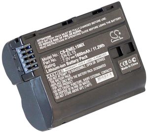 EN-EL15 erstatningsbatteri