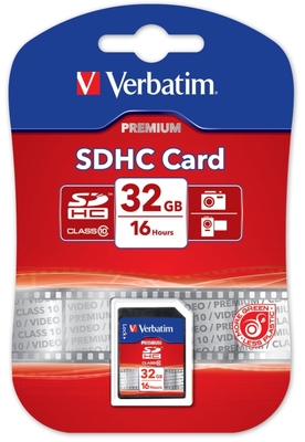 32 GB SDHC, Verbatim