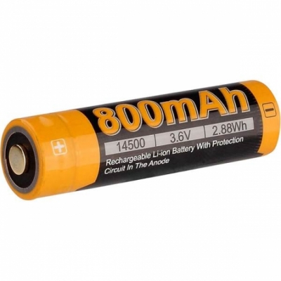 14500 Li-ion 800mah Ladingsbart  i gruppen Batterier / Lommelyktsbatterier hos Batteriexperten.com (14500LION800)