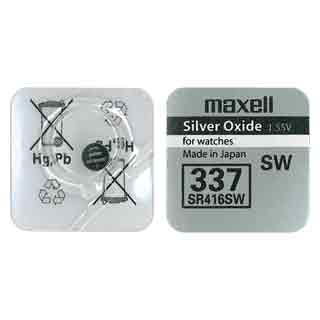 337 / V337 / SR416SW / 280-75 / SB-A5 / LR416 Maxell i gruppen Batterier / Klockbatterier hos Batteriexperten.com (337)