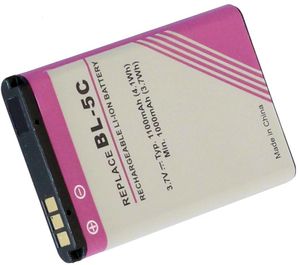 BL-5C for Nokia, 3.6V (3.7V), 1100 mAh i gruppen Batterier / Mobilbatterier / Nokia / Nokia Batterier hos Batteriexperten.com (f7a078713d347fd578c5ac006)