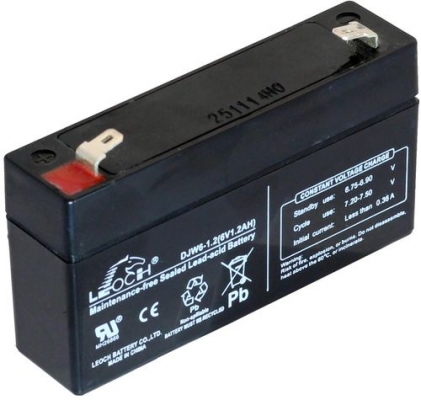 6V 1,2Ah CT (AGM) batteri 97x24x51 i gruppen Batterier / Blybatterier / 6V batterier hos Batteriexperten.com (CT1-2_6)