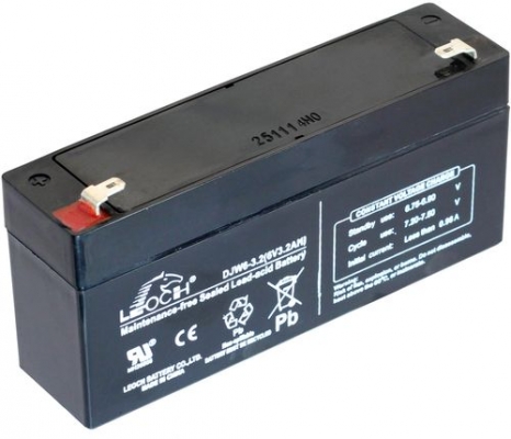 6V 3,2Ah CT (AGM) batteri 134x60x34 i gruppen Batterier / Blybatterier / 6V batterier hos Batteriexperten.com (CT3_6)