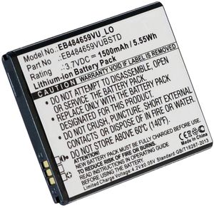 Samsung SCH-R738C, 3.6V (3.7V), 1500 mAh i gruppen Batterier / Mobilbatterier / Samsung / Samsung Modeller hos Batteriexperten.com (006f1da7bc695e61365e6175c)
