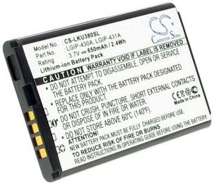 LGIP-430A erstatningsbatteri i gruppen Batterier / Mobilbatterier / LG hos Batteriexperten.com (KP100)
