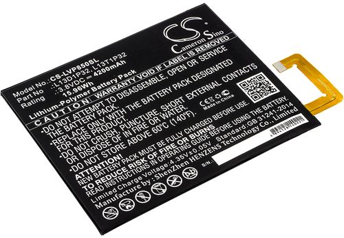 Lenovo Tab 2 A8-50LC, 3.8V, 4200 mAh i gruppen Batterier / Surfplattor-batterier / Lenovo / Lenovo Modeller hos Batteriexperten.com (036db332b4e1d2e5681a021f6)