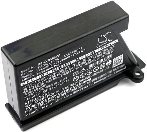 Lg HomBot VR1228DS, 14.4V, 2600 mAh i gruppen Batterier / Dammsugarbatterier / Övrigt / Övrigt Modeller hos Batteriexperten.com (01eb2b6b1ec0bab830358b517)