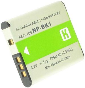 NP-BK1 för Sony, 3.6V (3.7V), 750 mAh i gruppen Batterier / Kamerabatterier / Sony / Sony Batterier hos Batteriexperten.com (00b7ea92438826a6806e1a0b3)