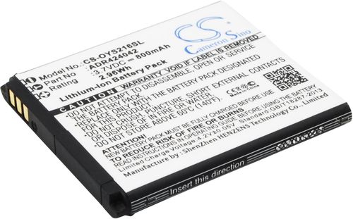 ADR424042 för Olympia, 3.7V, 800 mAh i gruppen Batterier / Mobilbatterier / Övrigt / Övrigt Batterier hos Batteriexperten.com (032009bf79773d93be7043aa1)
