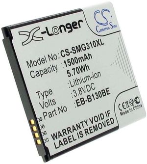 Samsung SM-G310A, 3.8V, 1500 mAh i gruppen Batterier / Mobilbatterier / Samsung / Samsung Modeller hos Batteriexperten.com (0357301ef91364f0b8f2824df)