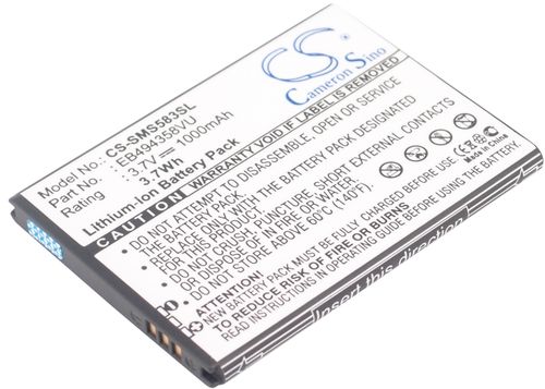 Samsung GT-S6812i, 3.7V, 1000 mAh i gruppen Batterier / Mobilbatterier / Samsung / Samsung Modeller hos Batteriexperten.com (0031ce910f9cbfb60b401ba00)