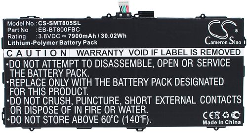 Samsung Chagall mfl i gruppen Batterier / Surfplattor-batterier / Samsung hos Batteriexperten.com (SMT805SL)