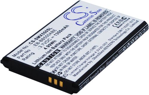 EB-BB550ABE för Samsung, 3.7V, 1350 mAh i gruppen Batterier / Mobilbatterier / Samsung / Samsung Batterier hos Batteriexperten.com (04038457d0f676cb1cbbbd482)