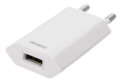 USB Ladere 1xUSB-portar, 1.0A smartphone hvit i gruppen Mobiltilbehør / iPhone / iPhone 11 Pro Max hos Batteriexperten.com (USBAC173VI)