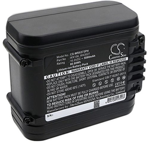 Worx WA3527, 16.0V, 5000 mAh i gruppen Batterier / Verktygsbatterier / Övrigt / Övrigt Modeller hos Batteriexperten.com (01791be2b7b03c6c9a066a0ac)
